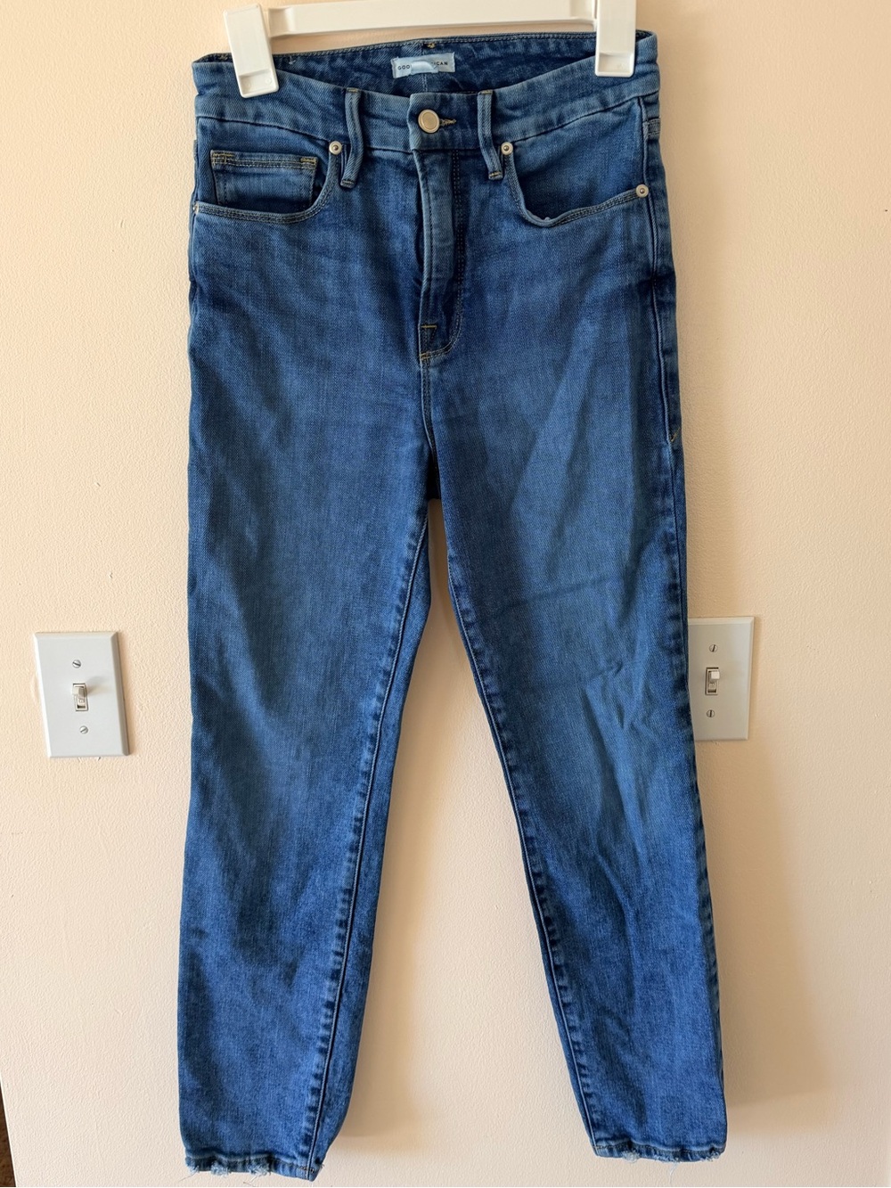 Good American Slim Blue Denim Jeans